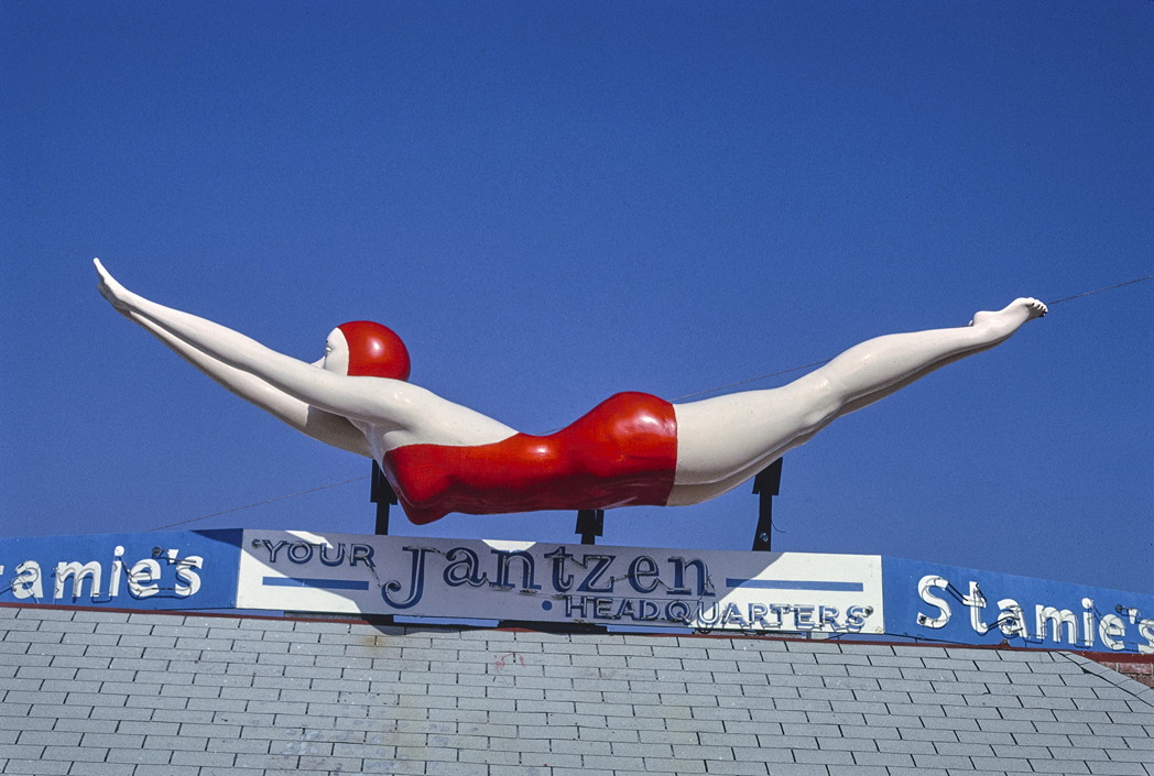Stamie's Beachwear Jantzen sign, Ocean Avenue, Daytona Beach, Florida 